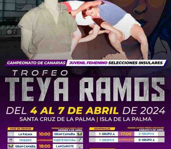 Santa Cruz de La Palma acoge este fin de semana el campeonato juvenil femenino de lucha canaria ‘Teya Ramos’