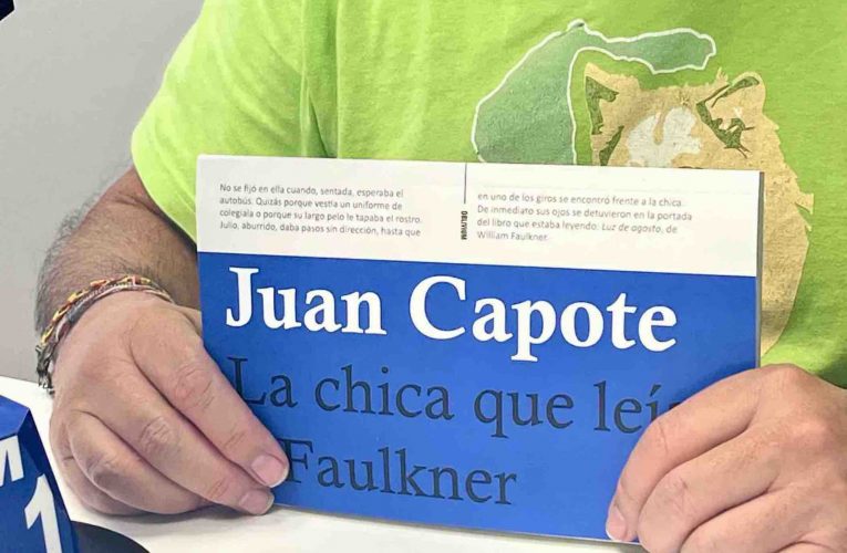 Juan Capote presenta su novela “La Chica que leía a Faulkmer”