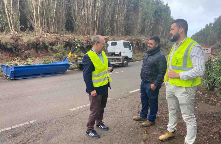 El Cabildo mejora la seguridad vial y embellece márgenes de las carreteras y espacios públicos de La Palma