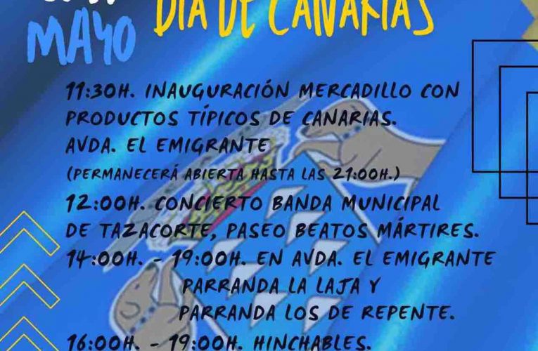 Tazacorte presenta la agenda cultural de mayo, con un acto especial por el Día de Canarias