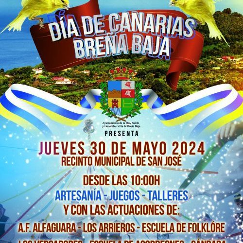 Breña Baja celebra el Día de Canarias con actuaciones musicales, feria de artesanía, juegos, talleres infantiles y gallofa