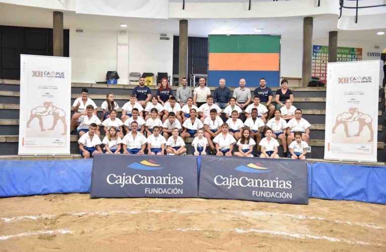 La Fundación CajaCanarias inaugura su Campus de Lucha Canaria 2024