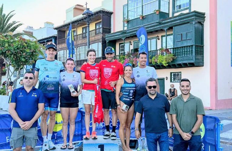 Irene Loizate y Ricardo Hernández ganan la cuarta edición del Triatlón de Santa Cruz de La Palma  