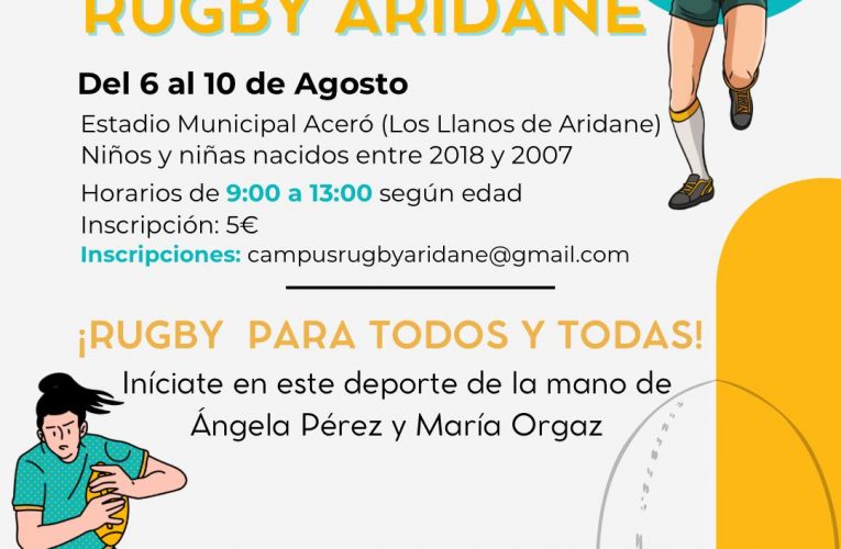 Los Llanos acoge el primer Campus de Rugby Aridane