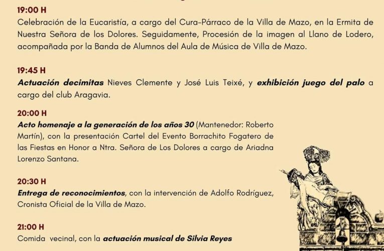Villa de Mazo homenajea a la generación de los años 30 en Lodero 