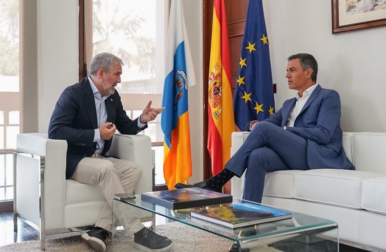 Clavijo espera que, tras la reunión con Sánchez, esta vez se impulse la negociación para la modificación de la Ley de Extranjería
