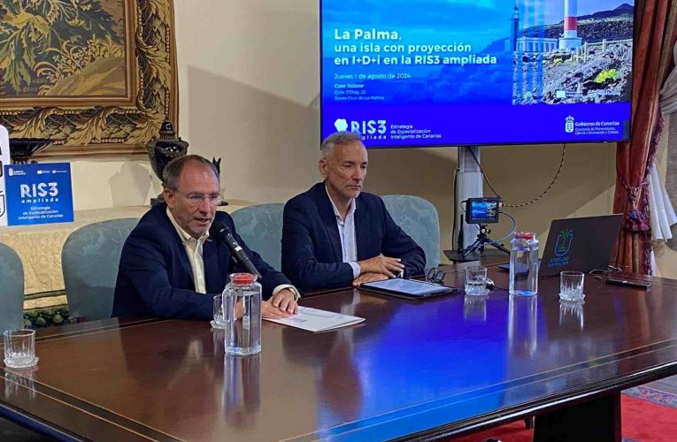 El talento, la innovación y el tejido productivo de La Palma expone sus proyectos I+D+i al Gobierno de Canarias