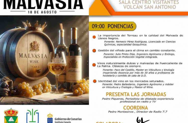 La II Jornada de Malvasía Aromática aborda en Fuencaliente los retos del sector vitivinícola palmero