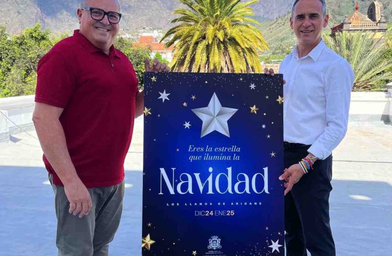 Los Llanos de Aridane presenta su campaña navideña: ‘Eres la estrella que ilumina la Navidad’
