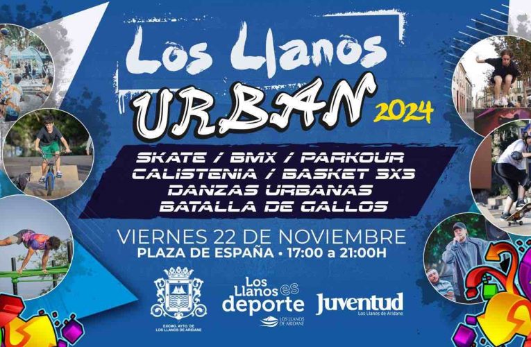 El deporte y la cultura urbana se dan cita en Los Llanos de Aridane el próximo viernes