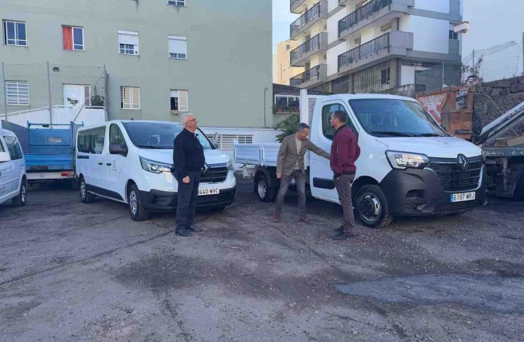 Los Llanos de Aridane refuerza su flota de vehículos para mejorar las condiciones del nuevo personal