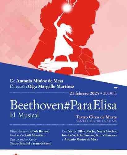 Beethoven llega al teatro Circo de Marte de Santa Cruz de La Palma con las figuras de Víctor Ullate, Nuria Sánchez y Antonio Muñoz  