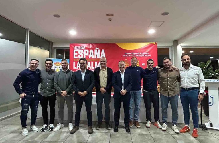 Leyendas de la Selección Española de Fútbol disputarán un amistoso este viernes ante un combinado de jugadores emblemáticos de La Palma