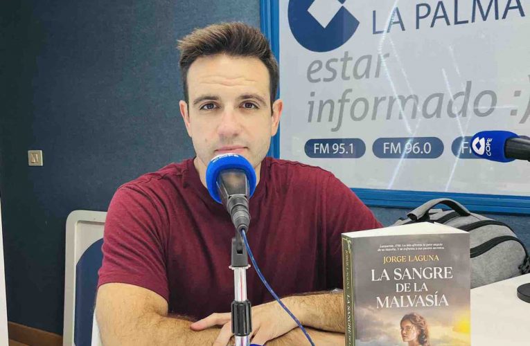 Jorge Laguna presenta en COPE La Palma su nueva novela La sangre de la malvasía, una historia de intriga, historia y emoción en el corazón de Lanzarote del siglo XVIII