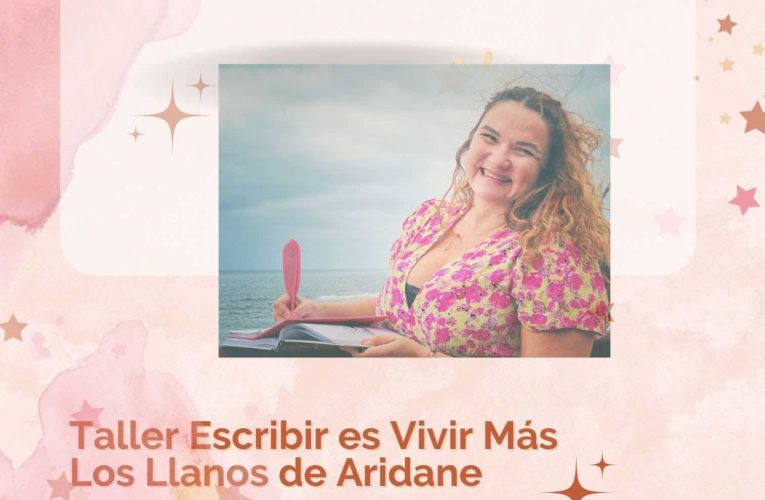 El Ayuntamiento de Los Llanos de Aridane organiza en noviembre un taller literario con Julieta Martín Fuentes