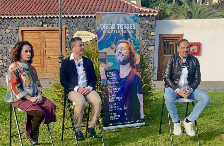 Diego Torres traerá a La Palma su única fecha en Canarias con la gira “Mi Norte & Mi Sur”